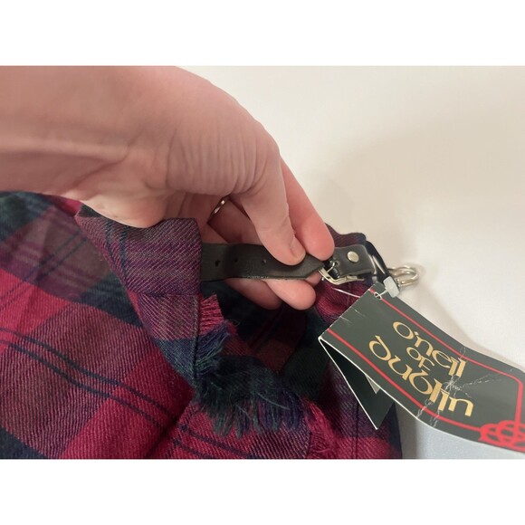 Vintage O’Neil of Dublin Wool Tartan Kilt Skirt | Made in Ireland | 28” Waist - Picture 2 of 12